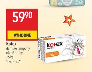 Kotex dámské tampony