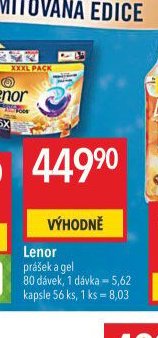 Lenor prášek a gel