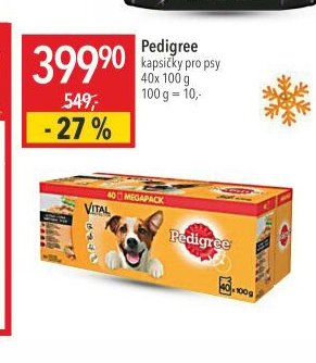 Pedigree kapsičky pro psy 40x 100 g