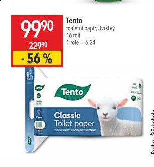 Tento toaletní papír 16 rolí