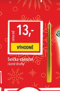 Svíčka vánoční různé druhy