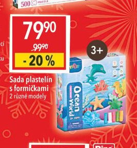 Sada plastelín s formičkami