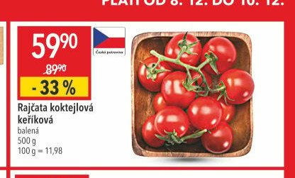 Rajčata koktejlová keříková