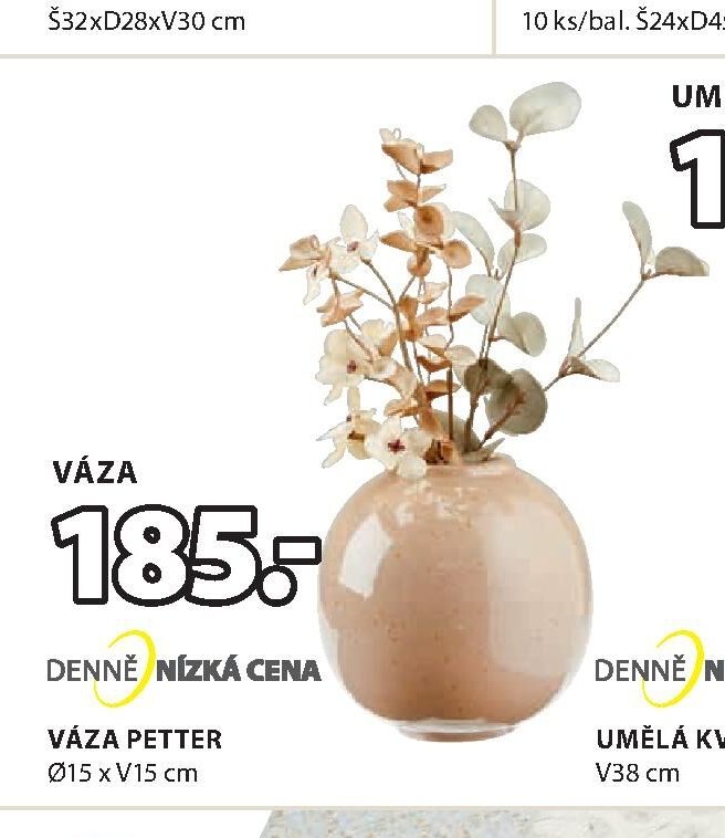 Váza Petter - Jysk akcniletaky.com