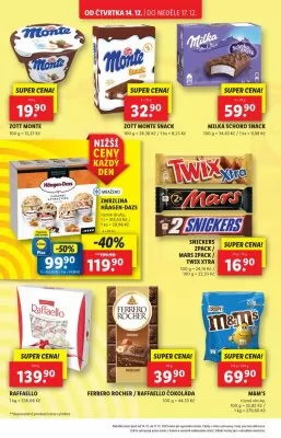 akční leták Lidl 14.12.2023-17.12.2023