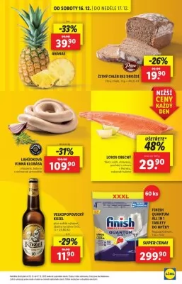 akční leták Lidl 14.12.2023-17.12.2023