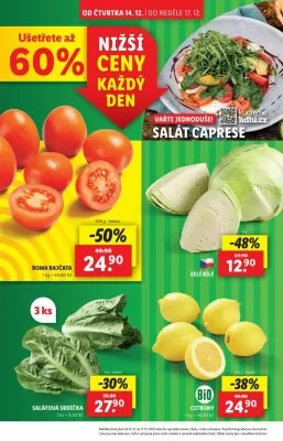 akční leták Lidl 14.12.2023-17.12.2023