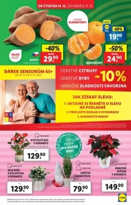 akční leták Lidl 14.12.2023-17.12.2023