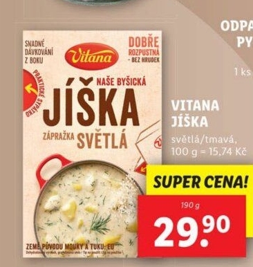 Jíška hotová Vitana