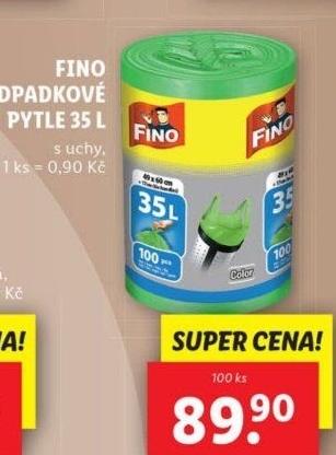 Pytle na odpadky 35 l Fino