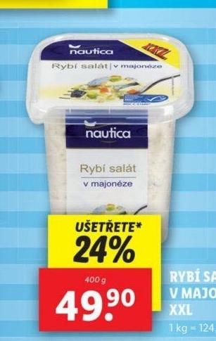 Salát rybí v majonéze Nautica