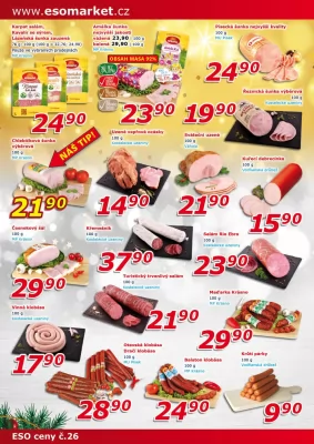 akční leták ESO MARKET 13.12.2023-31.12.2023