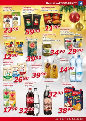 akční leták ESO MARKET 13.12.2023-31.12.2023