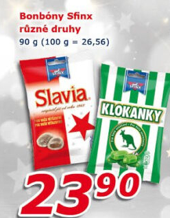 Bonbony Hašlerky Sfinx