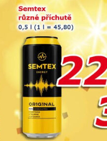 Energetický nápoj Semtex