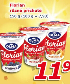 Jogurt smetanový Florian Olma