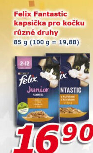 Kapsičky pro kočky Fantastic Felix Purina