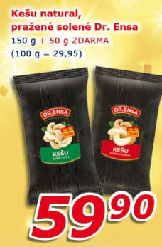 Kešu pražené Dr.Ensa
