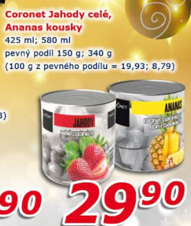 Kompot jahody Coronet