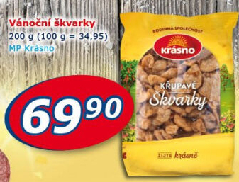 Křupavé škvarky Krásno