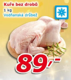 Kuře mražené Vodňanské kuře