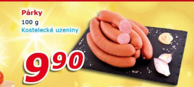 Párky Kostelecké uzeniny