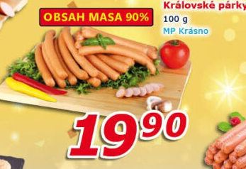 Párky královské Krásno