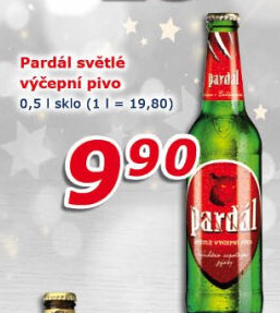 Pivo světlé výčepní 10° Pardál