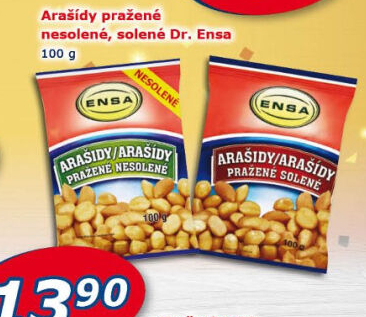 Pražené arašídy Ensa