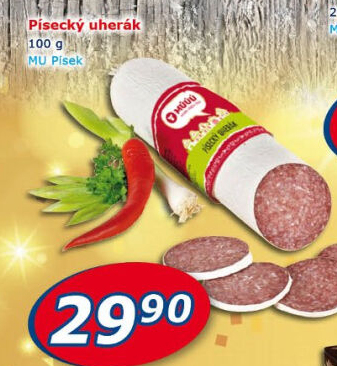 Salám Uherák písecký Maso uzeniny Písek