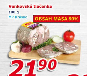 Tlačenka venkovská Krásno