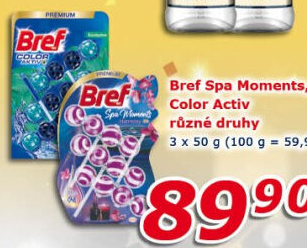 WC blok tuhý Color Aktiv Bref