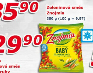 Zelenina mražená Znojmia