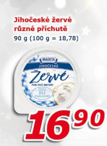 Žervé Jihočeské Madeta