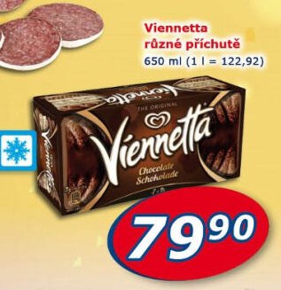 Zmrzlinová roláda Viennetta Algida