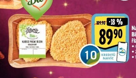Nature's Promise Bio Kuřecí prsní řízek obalovaný