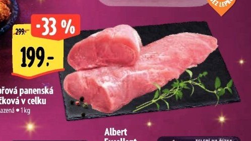 Vepřová panenská svíčková v celku