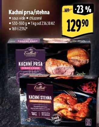 Kachní prsa Sous vide Albert Excellent