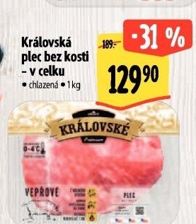 Královská vepřová plec bez kosti Premium Albert