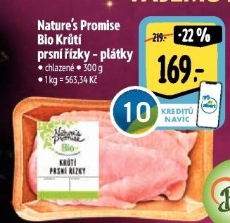 Krůtí prsní řízky bio Nature'