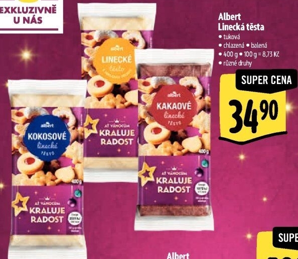 Linecké těsto Albert