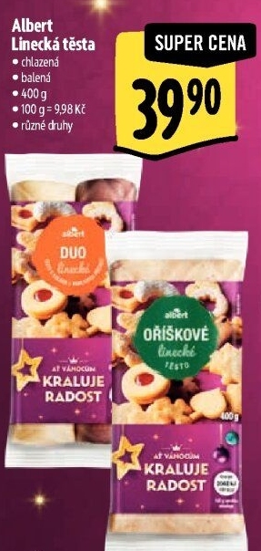 Linecké těsto Albert