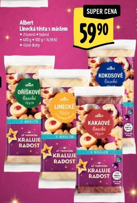 Linecké těsto Albert