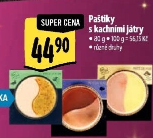 Paštika s kachními játry Pâté du Chef