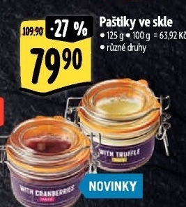 Paštiky ve skle Albert Excellent