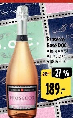 Prosecco rosé DOC Sommelier Collection