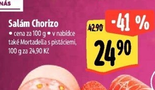 Salám Chorizo