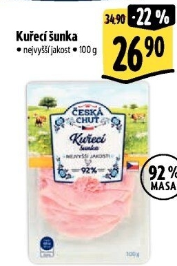 Šunka kuřecí nejvyšší jakosti Česká chuť