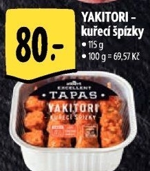 Tapas špízy Yakitori Albert Excellent