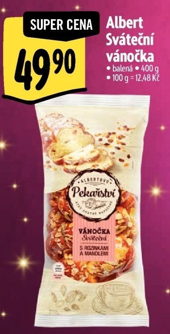 Vánočka sváteční Albert